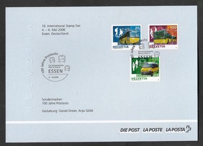 Blatt Schweiz 16. Internationale Briefmarkenmesse Essen 2006