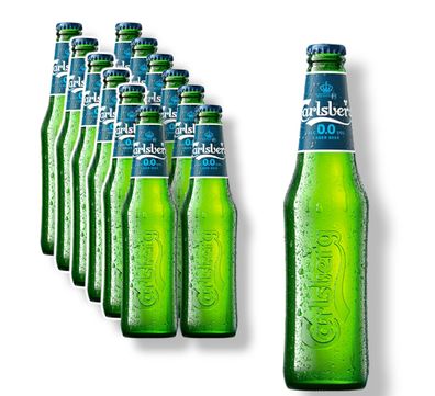 12 x Carlsberg Lager Bier alkoholfrei