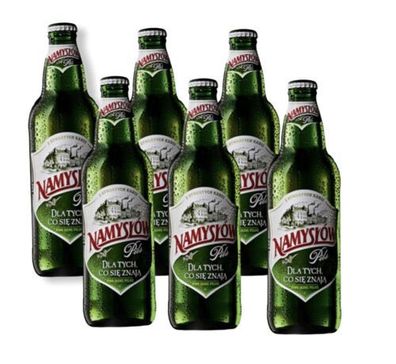 12x Flaschen Namyslow Pils der einzigartige Geschmack aus Polen Bier Beer Piwo