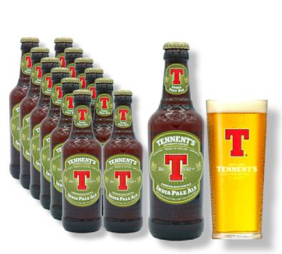 12 x Tennent`s India Pale Ale Bier je 0,33l - IPA aus Schottland