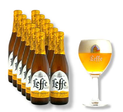 12 x Leffe Tripel 8,5% Alk.- Starkbier aus Belgien
