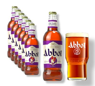 6 x Greene King Abbot Bier je 0,5l - Premium Ale aus Großbritanien