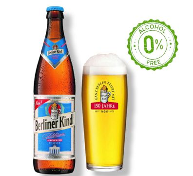 20 x Berliner Kindl Jubiläums Pilsner alkoholfrei - 100% Geschmack & 0 % Alkohol