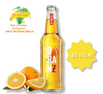 20 x Zywiec Bier Orange je 0,33l aus Polen