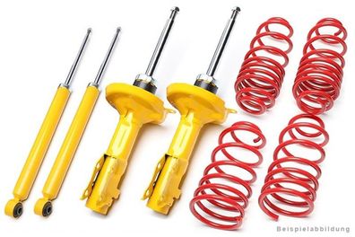 TA Technix SPORT Fahrwerk 60/40MM FÜR OPEL ASTRA F 1.4-2.0 8V 16V+ Gutachten