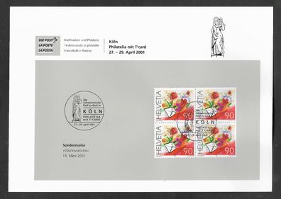 Blatt Schweiz Blatt Internationale Briefmarkenmesse Philatelia ´91 Köln