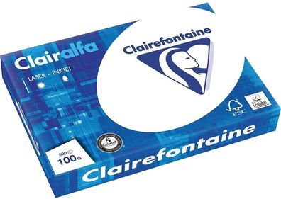 Clairefontaine Clairalfa 1951C Papier 100g/ m² DIN-A3 500 Blatt weiß