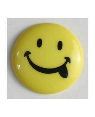 Kunststoffknopf Smiley 18mm Firma Dill