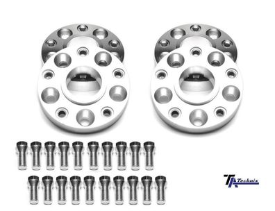 4x Lochkreisadapter VA + HA 5 x 112 auf 5 x 120 25mm je Seite / 50mm je Achse