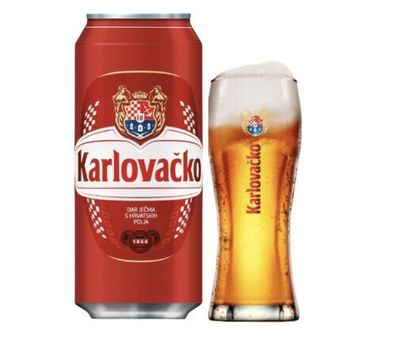 24 Dosen Karlovacko Bier aus Kroatien 500ml