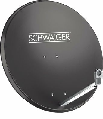 Schwaiger Satelliten Schüssel 80cm - Sat Spiegel Antenne digital hdtv hd 4k Alu