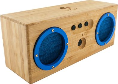 YZSY Tragbarer Bluetooth Lautsprecher Holz Bambus FSC Bamboo Boxen Aux Mikrofon