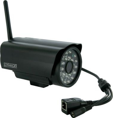 Schwaiger Smart Home WLAN Netzwerk IP Kamera Infarot LED Beleuchtung wetterfest