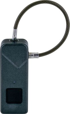 Schwaiger Fingerprint Schloss smart für Rucksäcke Taschen Koffern Türen mit USB