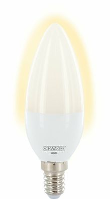 Schwaiger LED Leuchtmittel E14 Smart Home Glühbirne Licht Lampe warmweiß Dimmbar