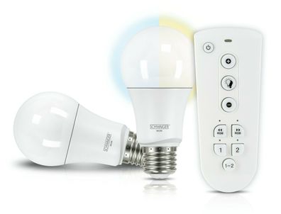 Schwaiger LED Leuchtmittel Set E27 Smart Home Glühbirne Licht Lampe Dimmbar