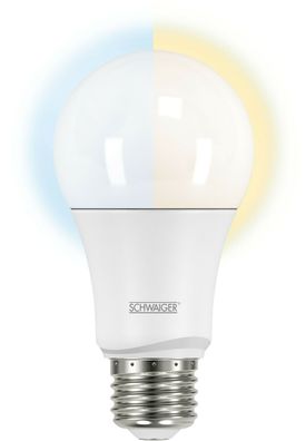 Schwaiger LED Leuchtmittel (E27) Smart Home Glühbirne Licht Lampe Birne Dimmbar