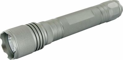 Schwaiger LED Taschenlampe 210 Lumen mit 6x AAA Batterien, 35x180x35mm, Grau