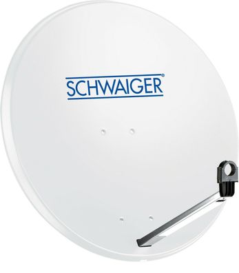 Schwaiger Satelliten Sat Satanlage Offset Antenne Stahl Spiegel 75 cm Hellgrau