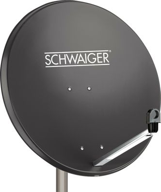 Schwaiger Satelliten Sat Satanlage Offset Antenne Stahl Spiegel 75 cm Anthrazit