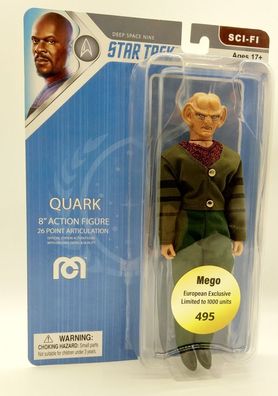 MEGO Star Trek DS9 Quark Ferengi bewegliche Actionfigur 20cm Limitiert