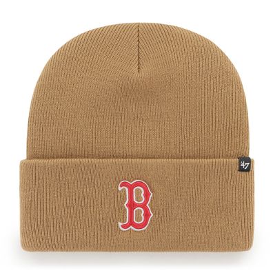 MLB Boston Red Sox Wollmütze Mütze Haymaker Camel Knit Beanie 196505462341