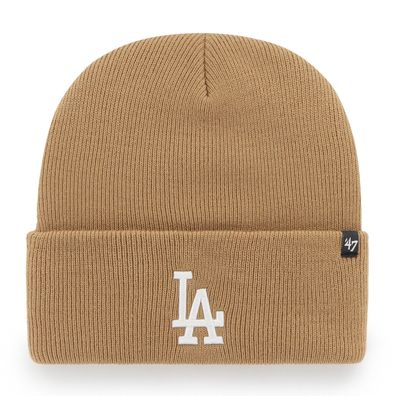 MLB Los Angeles Dodgers L.A. Wollmütze Mütze Haymaker Camel Knit Beanie 196505462372