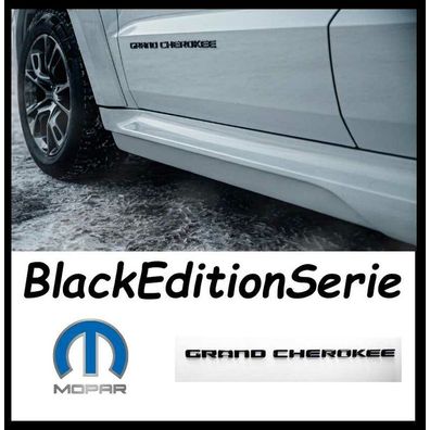 Black Edition Serie" Emblem "Grand Cherokee" black ( OE MOPAR ) Stück