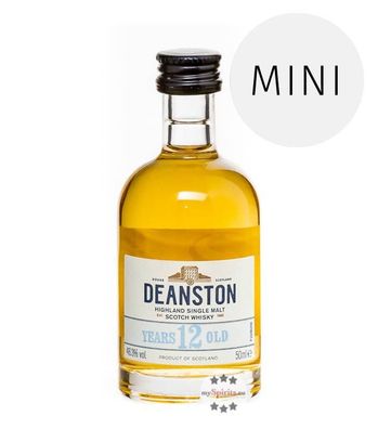 Deanston 12 Jahre Highland Single Malt Whisky (46,3 % Vol., 0,05 Liter) (46,3 % Vol