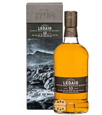 Tobermory Ledaig 10 Jahre Single Malt Whisky (46,3 % Vol., 0,7 Liter) (46,3 % Vol., h