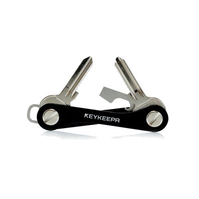 Keykeepa Aluminium für bis zu 12 Schlüssel, schwarz