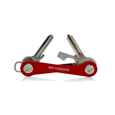 Keykeepa Aluminium für bis zu 12 Schlüssel, rot