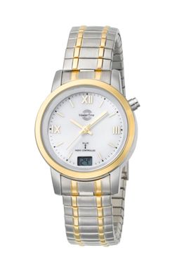 MasterTime Damen-Funkuhr Bicolor - MTLA-10311-13M