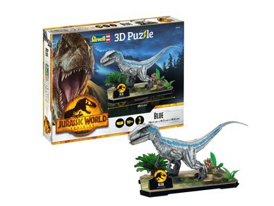 Revell 3D Puzzle 00243 - Jurassic World Dominion Velociraptors "Blue"
