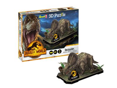 Revell 3D Puzzle 00242 - Jurassic World Dominion "Triceratops"