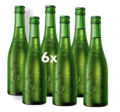 6 Flaschen Alhambra Reserva 1925 Lager Bier 0,33 l 6,4 % Alc. aus Spanien