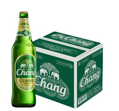 Chang Classic Bier 12x 320ml der Geschmack Thailands, Originalabfüllung Flasche