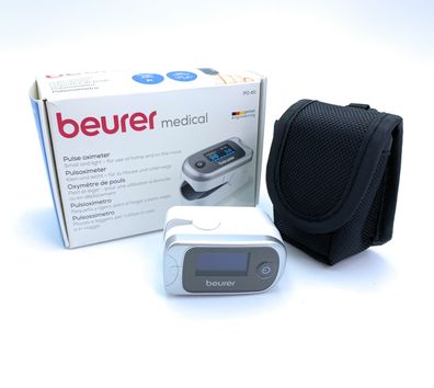 Beurer PO 40 Pulsoximeter Sauerstoffsättigung Herzfrequenz Puls Perfusions Index