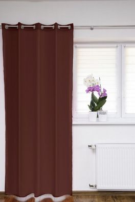 Ösenschal Fenstervorhang dunkelrot bordeaux 145x250 cm Gardinenschal Dekoschal