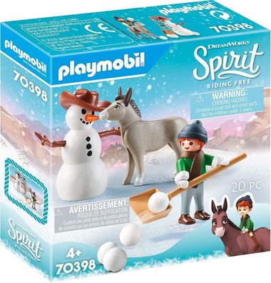 Playmobil Spirit 70398 Schneespass mit Snips und Herrn Karotte - neu, ovp