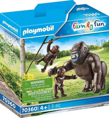 Playmobil Zoo 70360 Gorilla mit Babys - neu, ovp