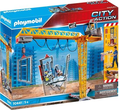 Playmobil® Grossbaustelle 70441 RC-Baukran mit Bauteil - neu, ovp