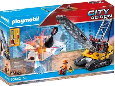 Playmobil® Grossbaustelle 70442 Seilbagger mit Bauteil - neu, ovp