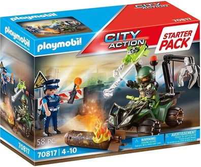 Playmobil 70817 Starter-Pack Polizei Gefahrentraining - neu, ovp