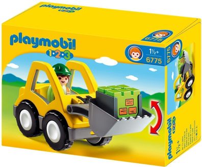 Playmobil® 1-2-3 Cars 6775 Radlader - neu, ovp