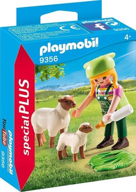 Playmobil Special Plus 9356 Bäuerin mit Schäfchen, neu, ovp
