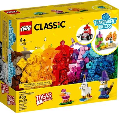 Lego® Classic 11013 Kreativ-Bauset mit durchsichtigen Steinen - neu, ovp