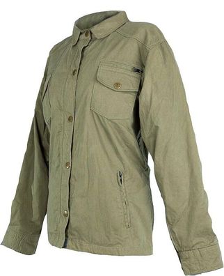 Bores Female Jacket Military Jack Damen Jacke Olive-XS