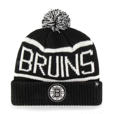 NHL Boston Bruins ´47 Wollmütze Winter Cuff Knit Calgary schwarz 192915550579