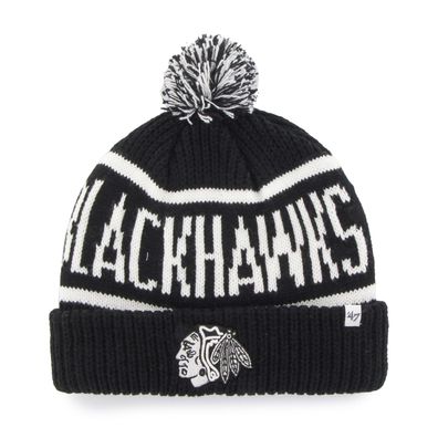 NHL Chicago Blackhawks ´47 Wollmütze Winter Cuff Knit Calgary schwarz 889313292926